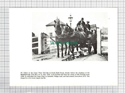 C4077) Middlesbrough Cargo Fleet Toll Bar - Book Print