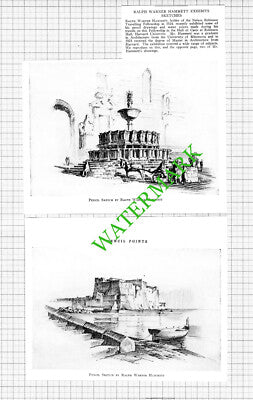 Ralph Warner Hammett Artist Exhibition - 1926 2-Part Cutting