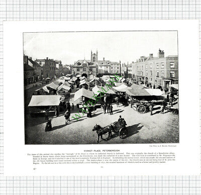 X1976) WHITEHAVEN Docks / PETERBOROUGH - c.1895 Book Print