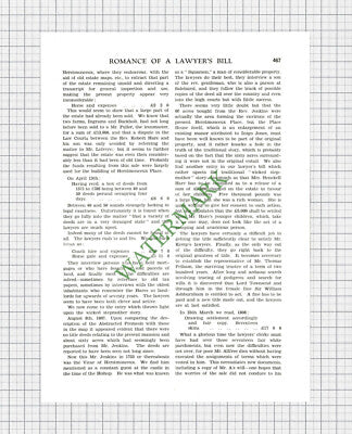 9773) Herstmonceux Castle Grace Naylor - 1930 Article
