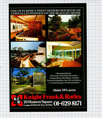 The Tukal Beaulieu House Sale Advert - 1981 2-Part Cutting