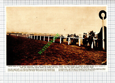 Bryan Marshall Grand National Horse Racing EARLY MIST Griffin - 1953 Cutting
