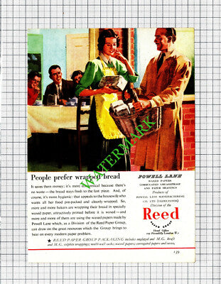 Powell Lane Reed Paper Small Advert - 1953 Cutting