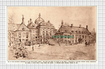 C2730) The Huis Ten Bosch The Hague Holland Dutch Royal Family - 1948 Clip