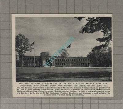 C3217) New Brunswick Headquarters Boy Scouts of America John Schiff - 1955 Clip