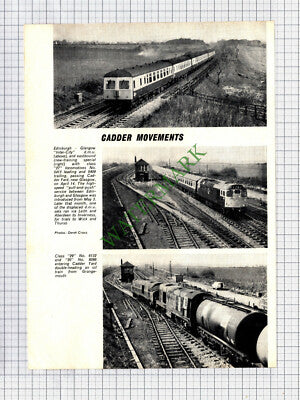 Cadder Yard Glasgow Railway - 1971 Cutting