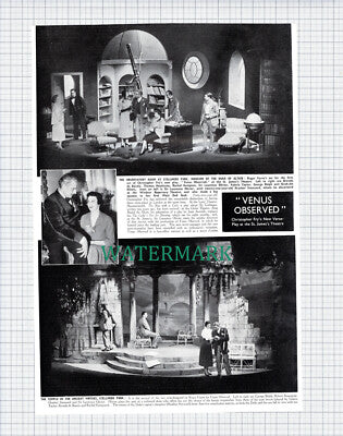 (X55) St James's Theatre London Venus Observed Stellmere Olivier Fry - 1950