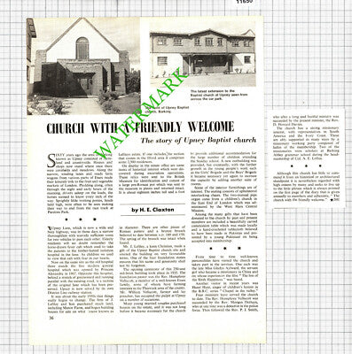Upney Baptist Church Barking Essex - 1971 2-Part Cutting