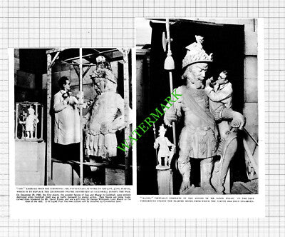 Guildhall London Gog and Magog Figures Mr David Evans - 1953 Cutting