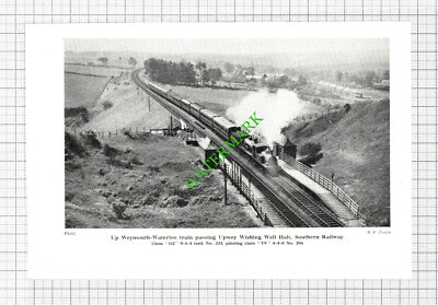 Upwey Wishing Well Halt Southern Railway - 1940's Cutting