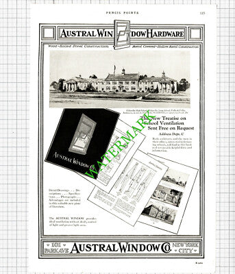 Austral Window Co New York Hicksville School Long Island -1926 Cutting / Print