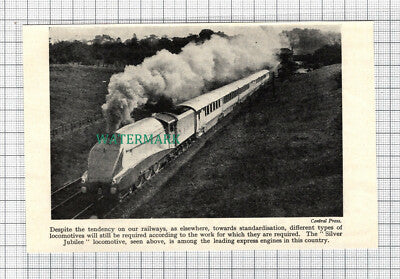 C3992) The Silver Jubilee Locomotive Train - c.1950s Clip