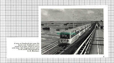 C2779) Southend Pier Train GR Mortimer - 1964 Clip
