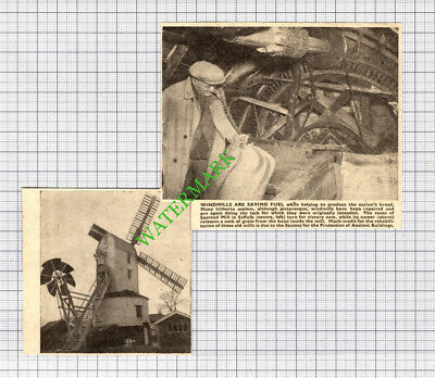 Saxtead Mill Suffolk World War Two WW2 - 1944 Cutting