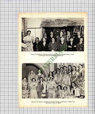 9351) Guiseley St Oswald Players / Rawdon Operatic Methodist Church 1938 Cutting