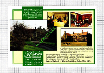 Blackwell Avon House Sale Advert - 1991 Cutting