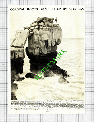 Pulpit Rock Portland Bill - c.1930s Cutting