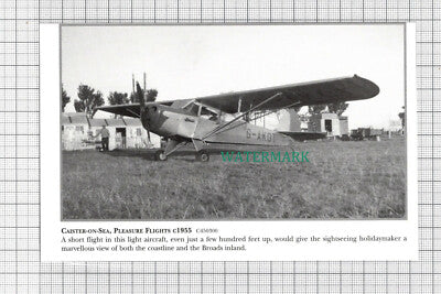 C2789) Caister On Sea Pleasure Flights - Cutting