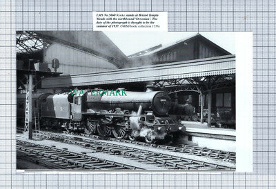 C4865) Railway Engine LMS No 5660 Rooke Bristol Temple Meads - 1996 Clip