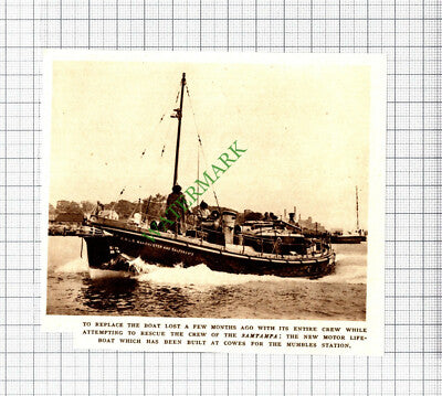 Mumbles Lifeboat Replaced - 1947 Cutting