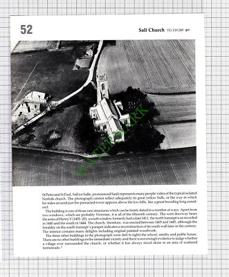 Sall Church Norfolk - c.1980s Cutting / Print