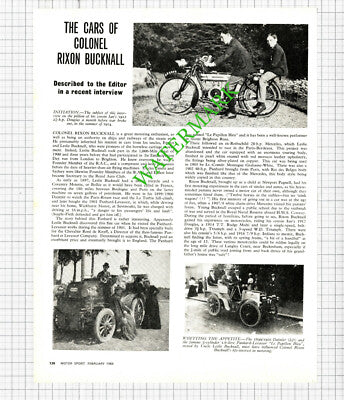 Colonel Rixon Bucknall Ernest Leslie - 1969 Article