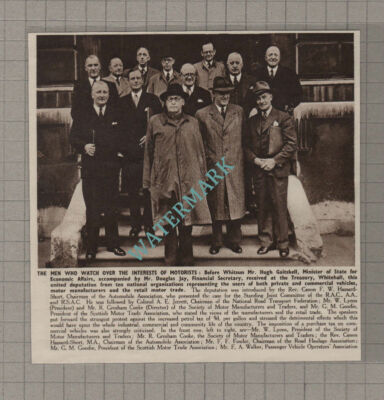 C3349) Mr GM Goudie Gresham Cooke Hassard-Short W Lyons AA RAC RSAC - 1950