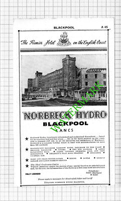Norbreck Hydro Blackpool Lancashire Advert - 1964 Cutting