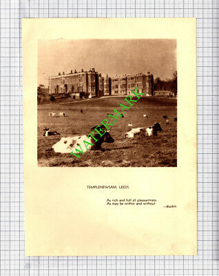 York Guildhall / Templenewsam Leeds - c.1930s Book Print