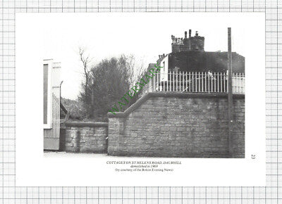 St Helens Road Daubhill Bolton - 1980s Cutting / Print
