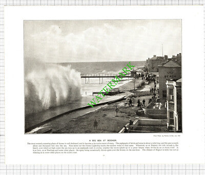Bath Somerset / Bognor Sussex Beach Hotel - c.1900 Book Print