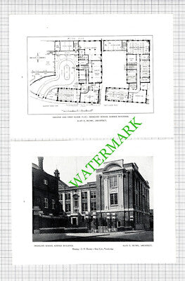 Highgate School Science Buildings Alan E Munby Architect - 1929 Book Print