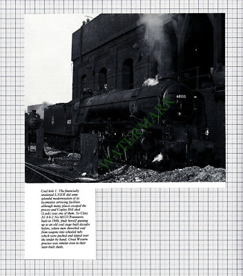 9441) Copley Hill Railway Shed Leeds No 60133 Pommern Engine - Cutting