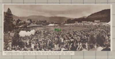 C838) The Braemar Gathering Arena Princess Royal Park - 1949 Cutting