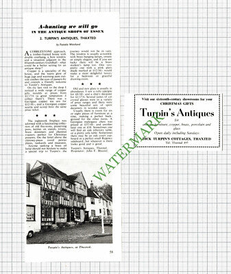 Turpin's Antiques Thaxted John Braund Essex - 1964 2-Part Cutting