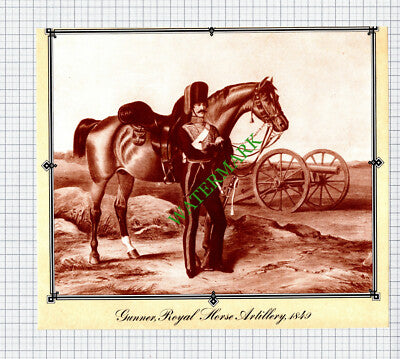Gunner Royal Horse Artillery 1849 - 1970s Print