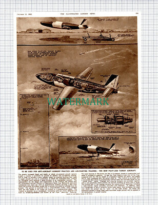 X789) New Pilotless Target Aircraft - 1952 Clip
