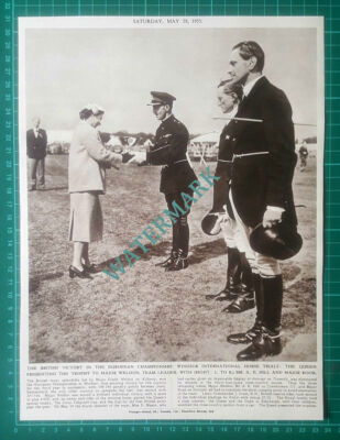 X833) Major Frank Weldon Kilbarry Rook AE Hill Windsor Horse Trials - 1955 Clip
