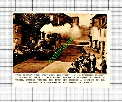 Woodstock Tank Engine Filming - 1952 Cutting