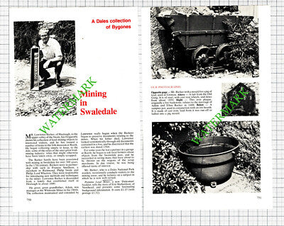 Mr Lawrence Barker Healaugh Swaledale Mining - 1979 2-Part Cutting