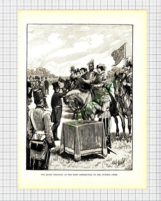 9291) Queen Victoria Cross Distribution - c.1900 Print