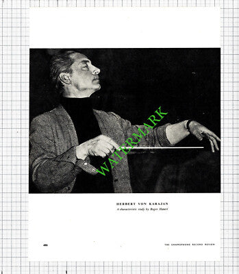 Herbert Von Karajan - 1956 Cutting