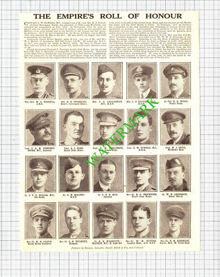 Towell Great Missenden Alfred Maltby Cowes Kermode Shipley Charsley 1918 Cutting