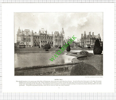 Denbigh Wales / Eaton Hall - c.1900 Book Print