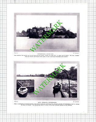 ROCKINGHAM Ireland - 1920s Cutting / Print