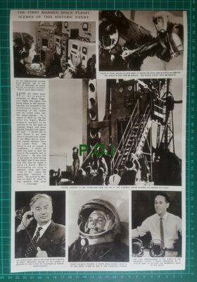 (X296) Major Gagarin Space Flight Mr Y Levitan Dr Leonid Sedov - 1961 Clip