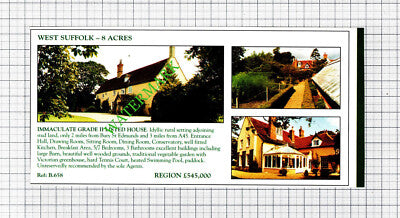 Bury St Edmunds Suffolk House Sale Advert - 1991 Cutting