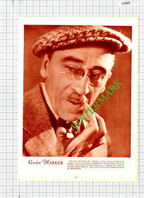 Jack Hulbert Actor / Gordon Harker - 1930s Cutting / Print