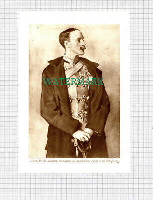 X1270) Gen Sir Ian Hamilton Dardanelles WW1 World War One - c.1916 Book Print