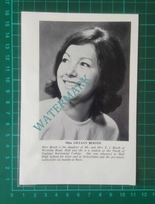 C3586) Miss Gillian Booth Westella Road Hull High School - 1966 Clip